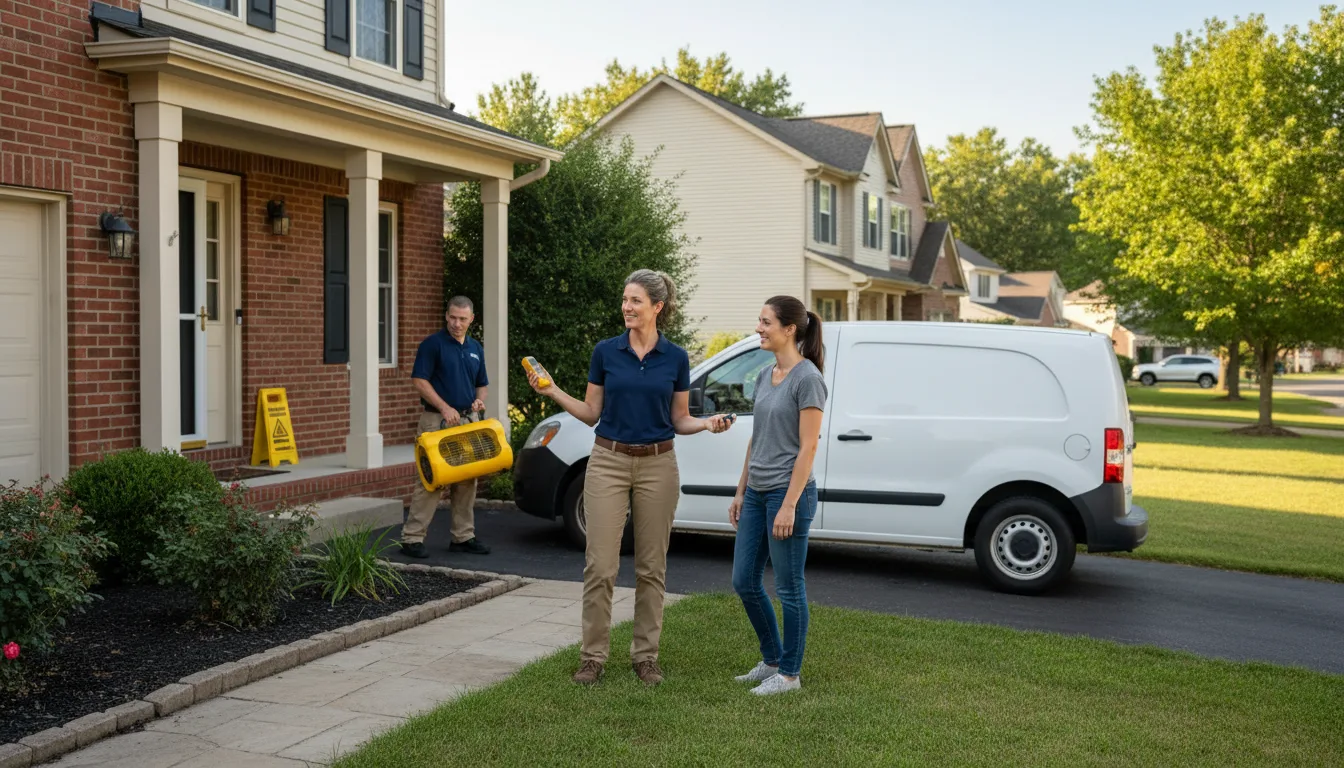 Water restoration image for Dehumidification And Cleanup Services in South Lyon, MI